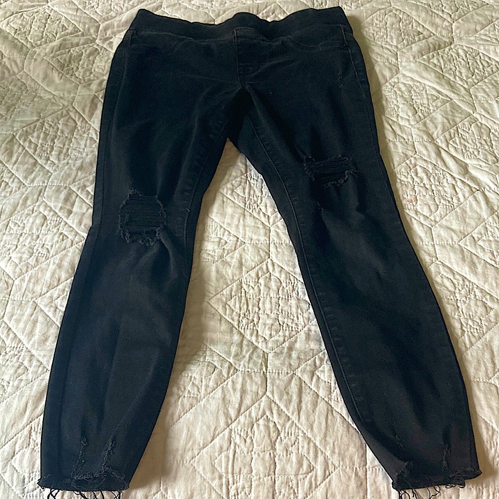 Old Navy Rockstar Jeggings (Black) Size 4 Petite